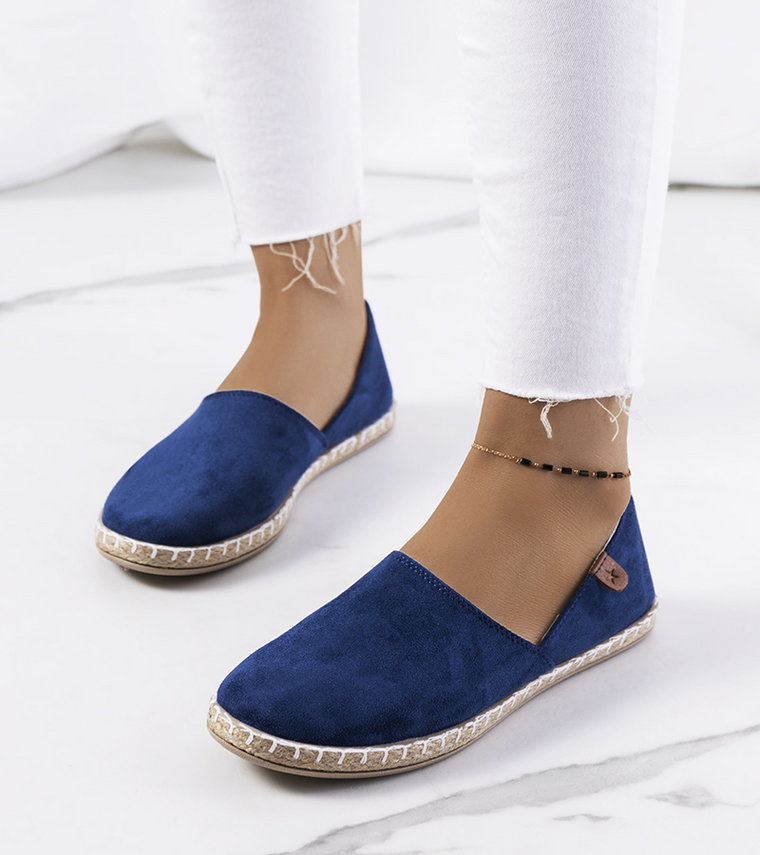 Granatowe espadryle damskie Jacquet