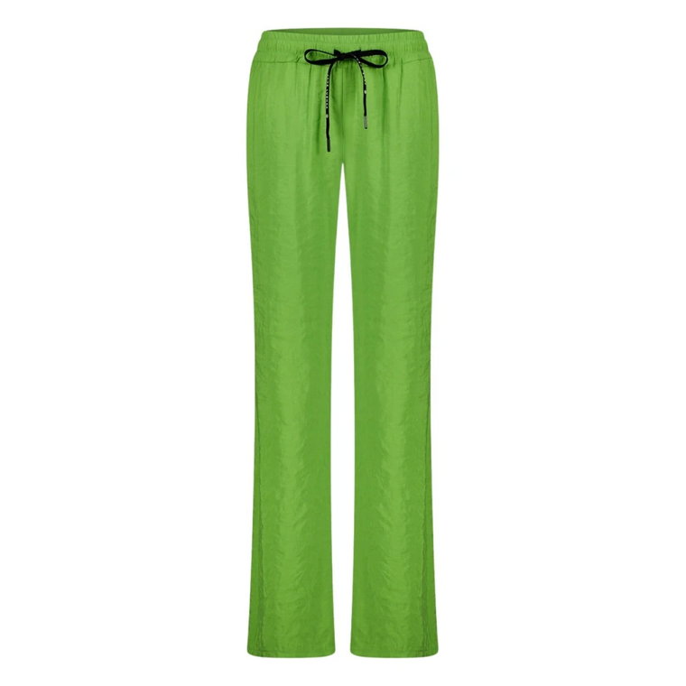 Zielone Spodnie Letnie z Szerokimi Nogawkami Jane Lushka