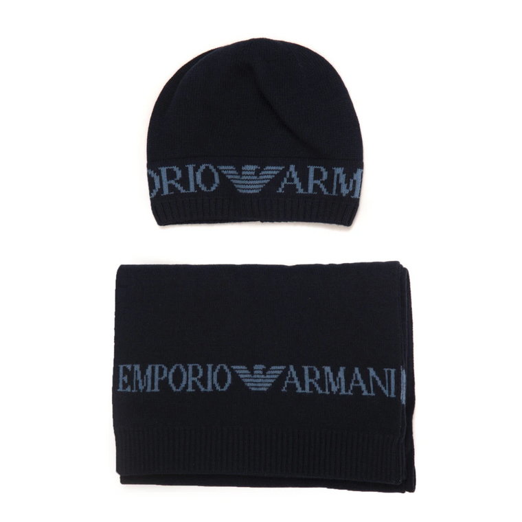 Zestaw szalika i Czapka Emporio Armani