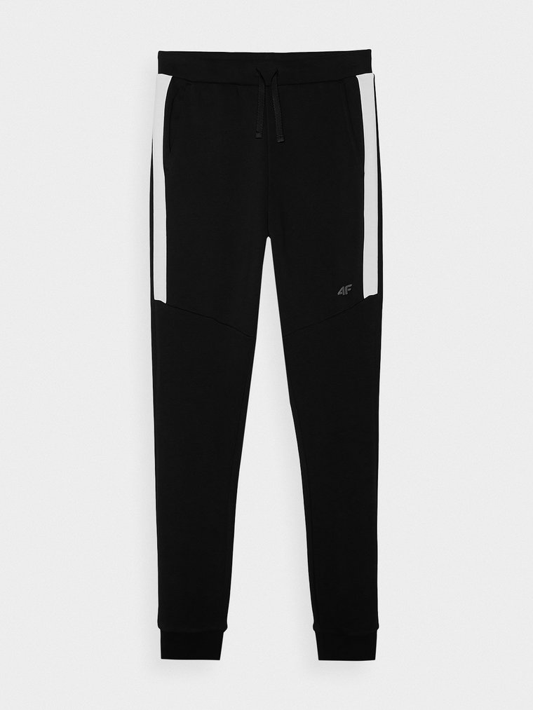 Spodnie dresowe joggery chłopięce - czarne