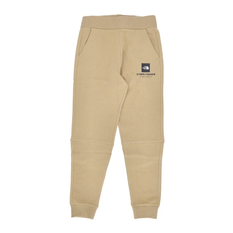 Lekkie spodnie do dresu w kolorze khaki The North Face