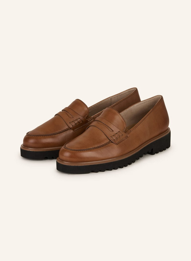 Paul Green Penny Loafers braun
