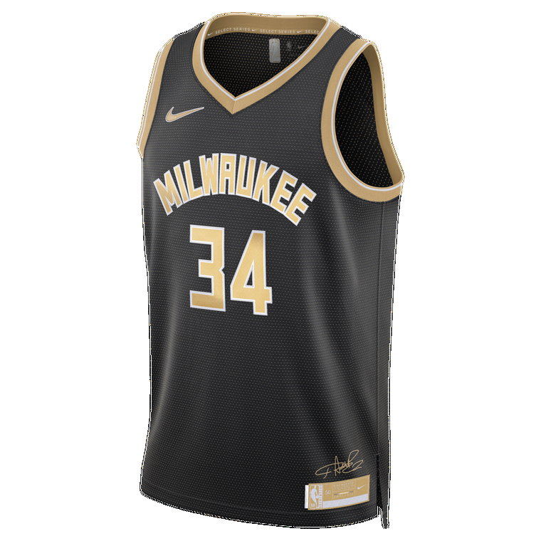 Koszulka męska Nike Dri-FIT NBA Swingman Giannis Antetokounmpo Milwaukee Bucks Select Series 2024 - Czerń