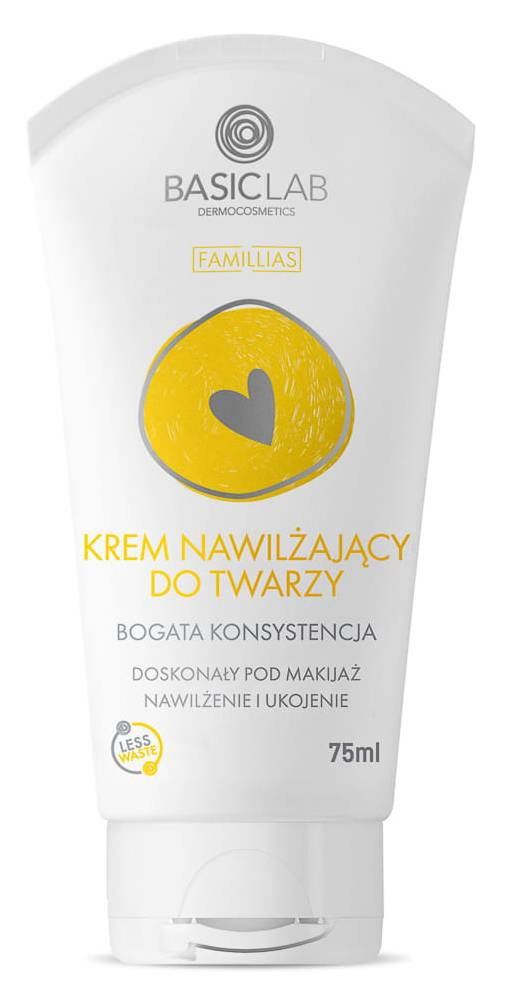 BasicLab Familias Nawilżający krem dla całej rodziny bogata konsystencja 75ml