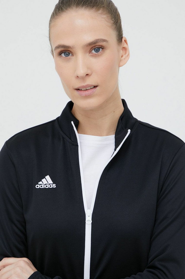 adidas Performance bluza treningowa Entrada 22 damska kolor czarny gładka H57525