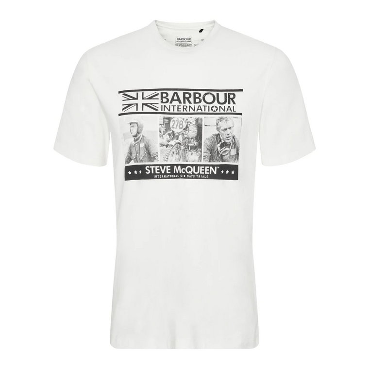 Charge T-Shirt Whisper White Barbour