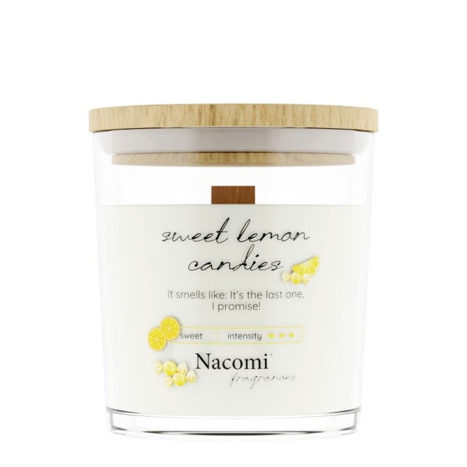 Nacomi Świeca sojowa Sweet Lemon Candies 140g