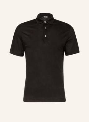 Zegna Koszulka Polo Z Piki schwarz