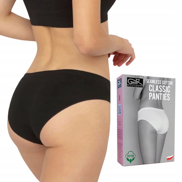 Majtki figi Gatta Classic Panties bawełna black L