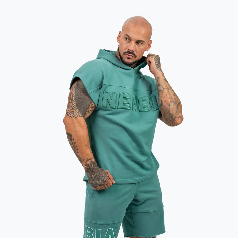 Rag top treningowy męski NEBBIA Real Champion green