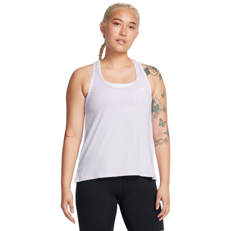 Damski top treningowy Under Armour Knockout Tank - fioletowy