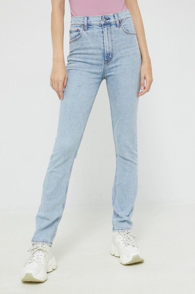 Abercrombie & Fitch jeansy damskie high waist