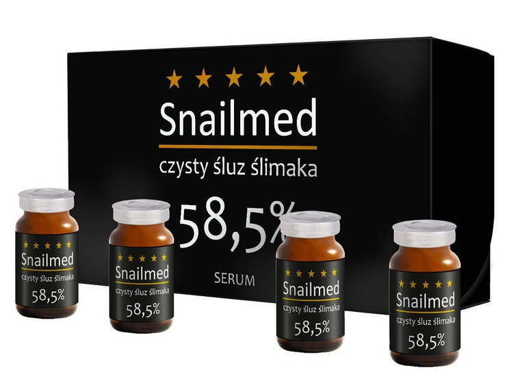 Snailmed Przeciwstarzeniowe serum ze śluzem ślimaka i kwasem hialuronowym