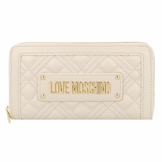 Love Moschino Quilted Portfel 20 cm ivory