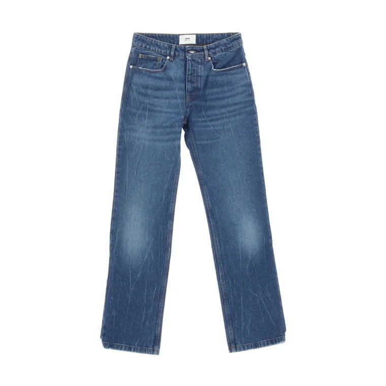 Straight Fit Jeans Ami Paris