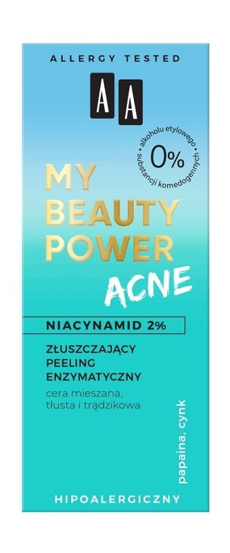 AA My Beauty Power Acne - Złuszczający peeling enzymatyczny 40ml