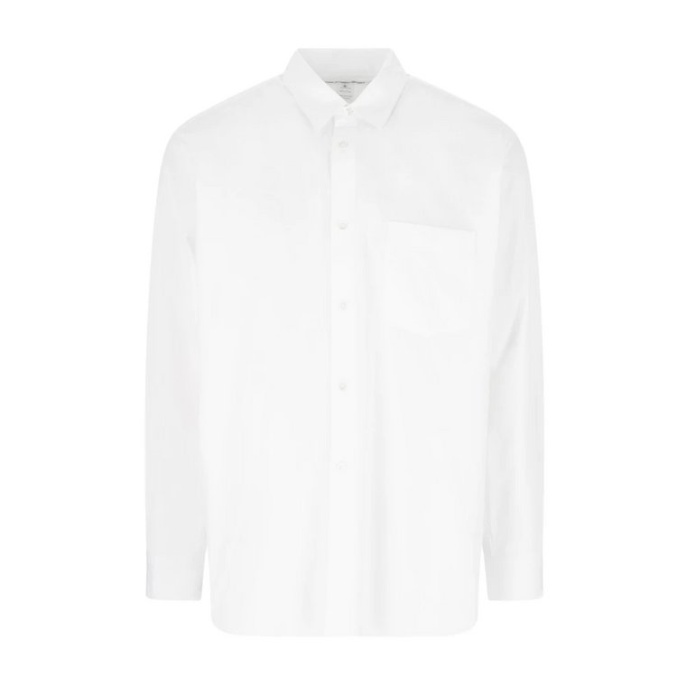 Klasyczna biała koszula z guzikami Comme des Garçons