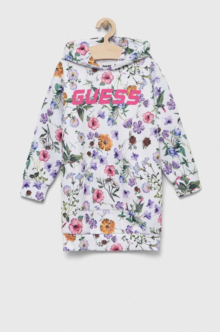 Guess sukienka dziecięca mini oversize