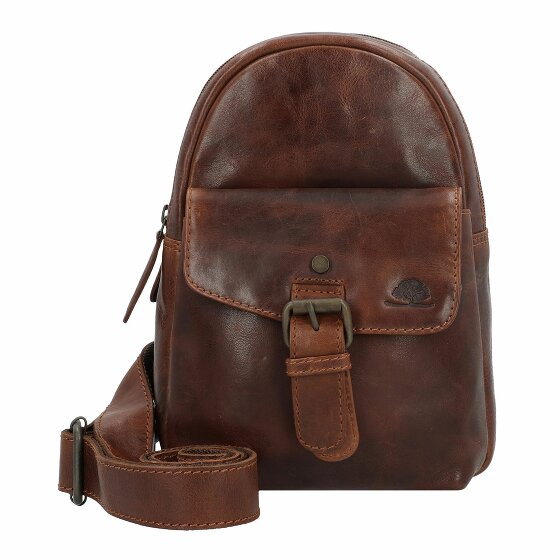 Greenburry Rugged Torba na ramię Skórzany 17 cm brown