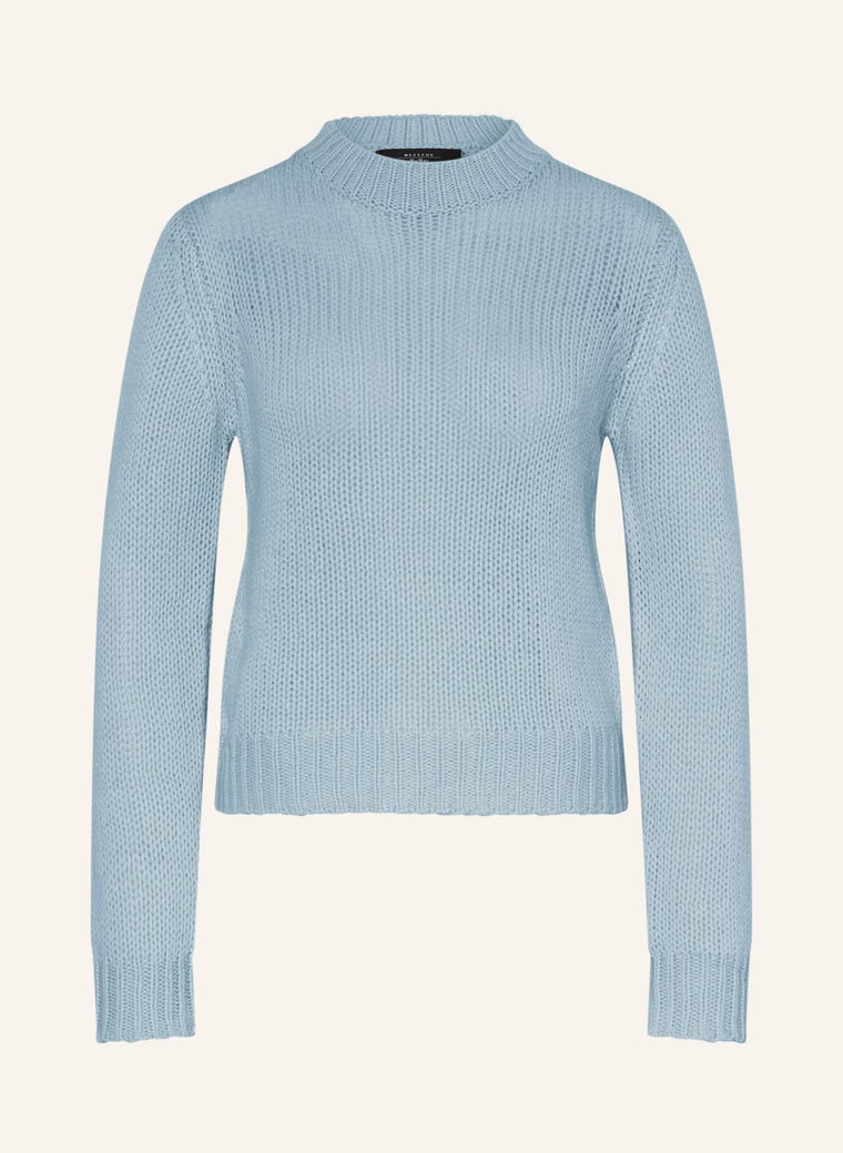 Weekend Max Mara Sweter Z Kaszmiru Dalida blau