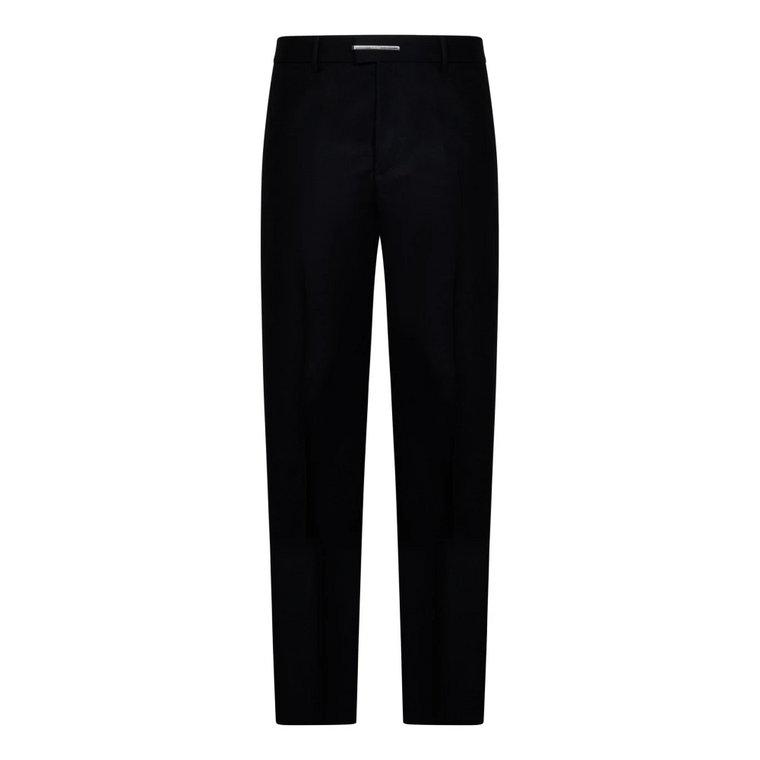 Czarne Spodnie ze Stylem Givenchy