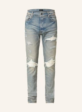 Amiri Jeansy W Stylu Destroyed Skinny Fit blau