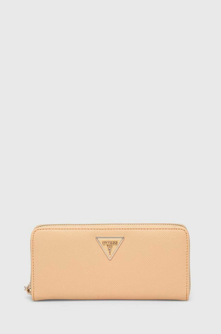 Guess portfel LAUREL damski kolor beżowy SWZG85 00460