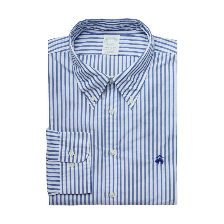 Milano Slim-Fit Sport Shirt, Closlot, kołnierz z guziki Brooks Brothers