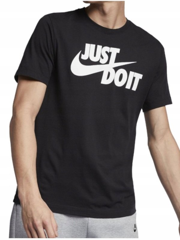 Koszulka męska Nike Just Do It AR5006-011 czarna sportowa bawełniana M