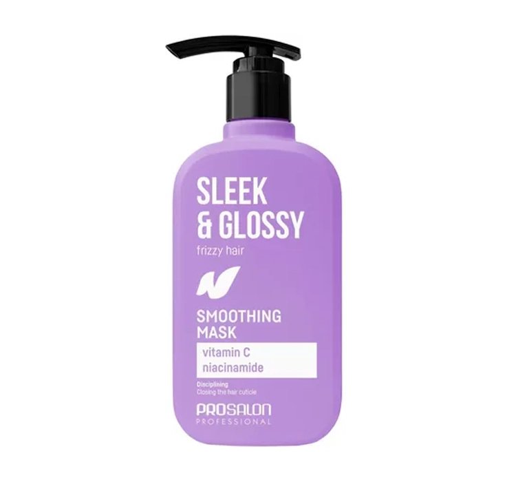 Prosalon Professional Sleek & Glossy wygładzająca maska do włosów 375ml