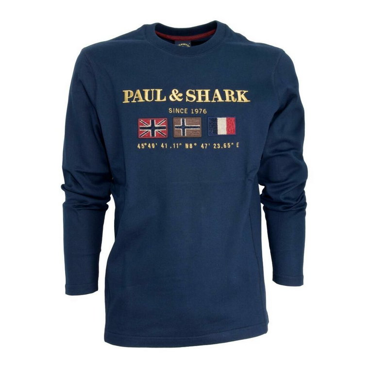 Koszulka treningowa, Granatowy, Regularny krój Paul & Shark