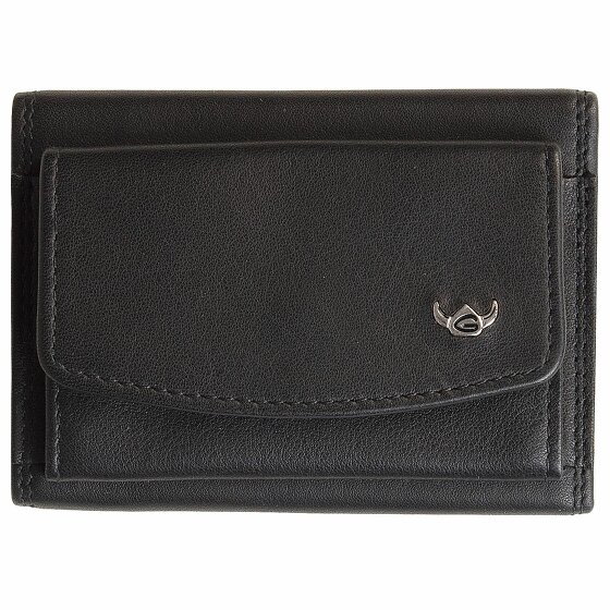 Golden Head Polo Wallet RFID Leather 9.5 cm schwarz