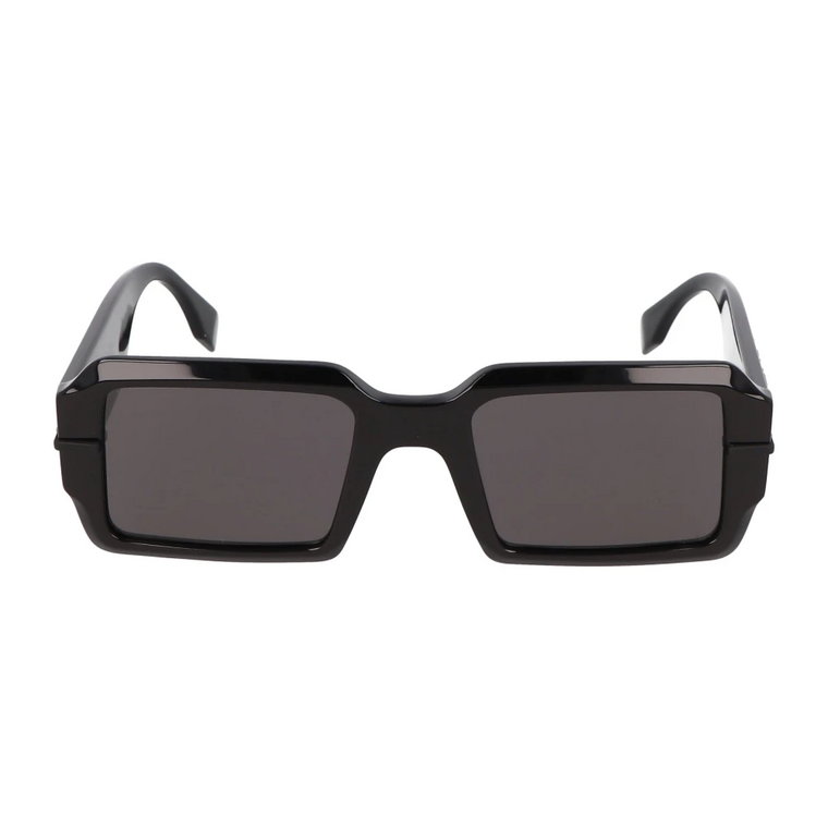 Kwadratowe okulary przeciwsłoneczne z octanu Fendi