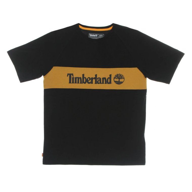 Czarna CutSew Tee Koszulka z krótkim rękawem Timberland