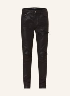 Amiri Jeansy Coated Extra Slim Fit schwarz