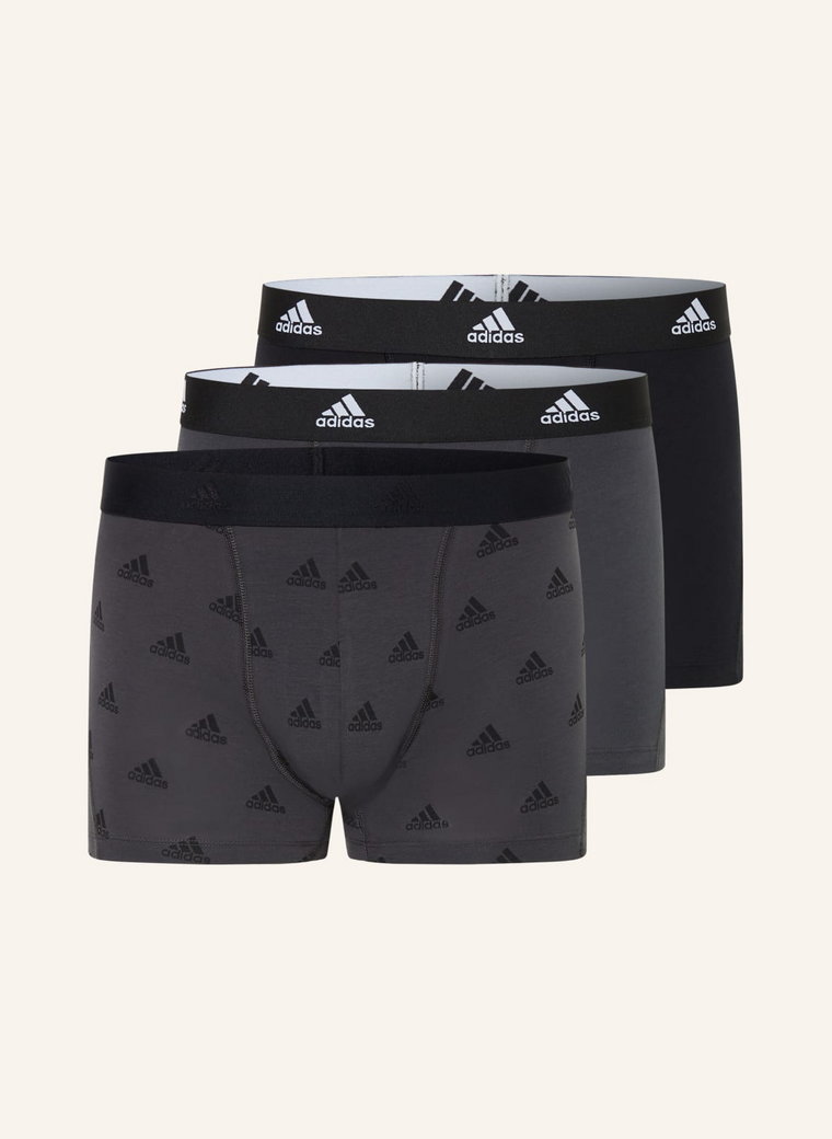 Adidas Bokserki Active Flex Cotton, 3 Szt. grau