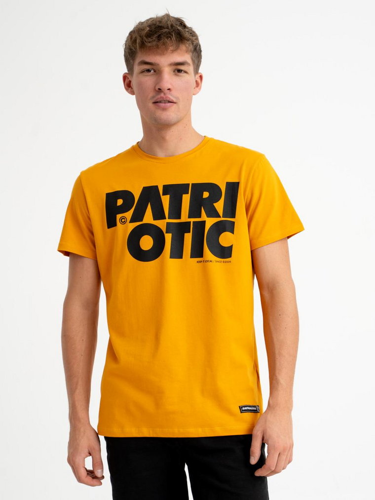 Koszulka Męska Z Krótkim Rękawem Ciemna Żółta Patriotic CLS