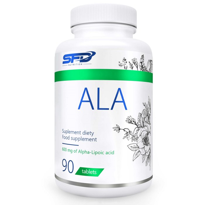 SFD ALA, Kwas alfa-liponowy (ALA) 600 mg, Tabletki