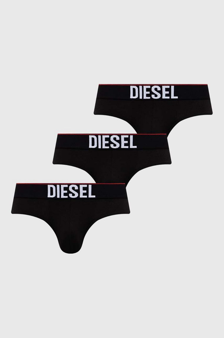 Diesel slipy 3-pack męskie kolor czarny