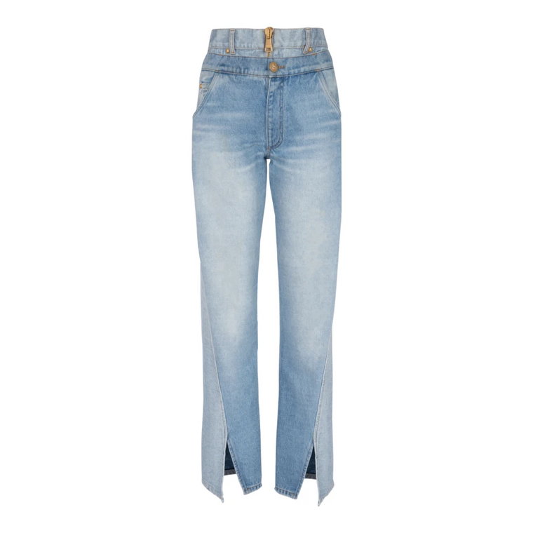 Two-in-one faded jeans Balmain