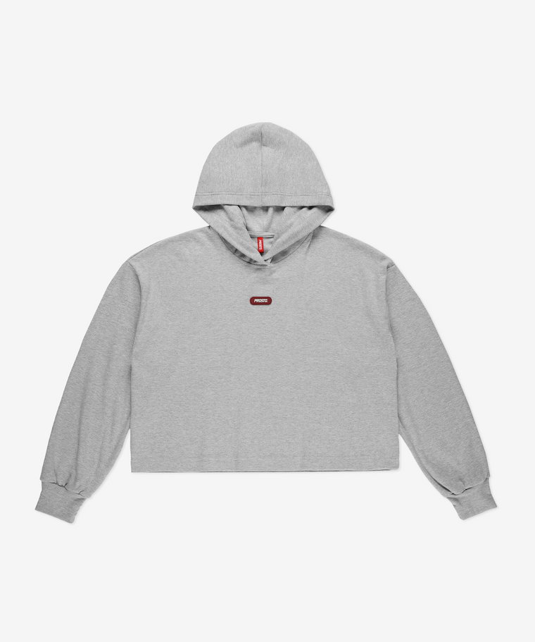 Hoodie Rib Gray