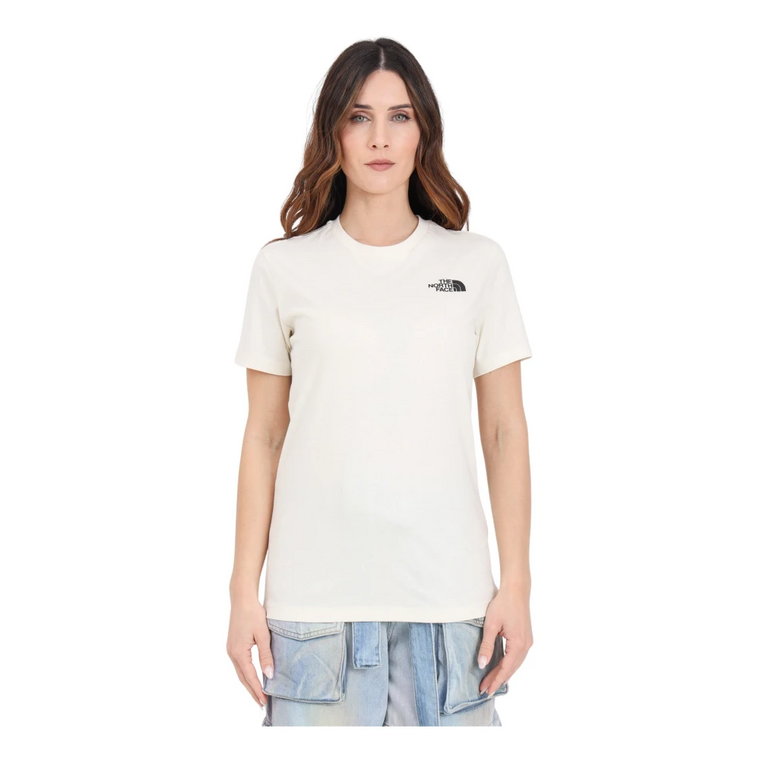 Kremowy i Czarny Redbox Relaxed T-shirt The North Face