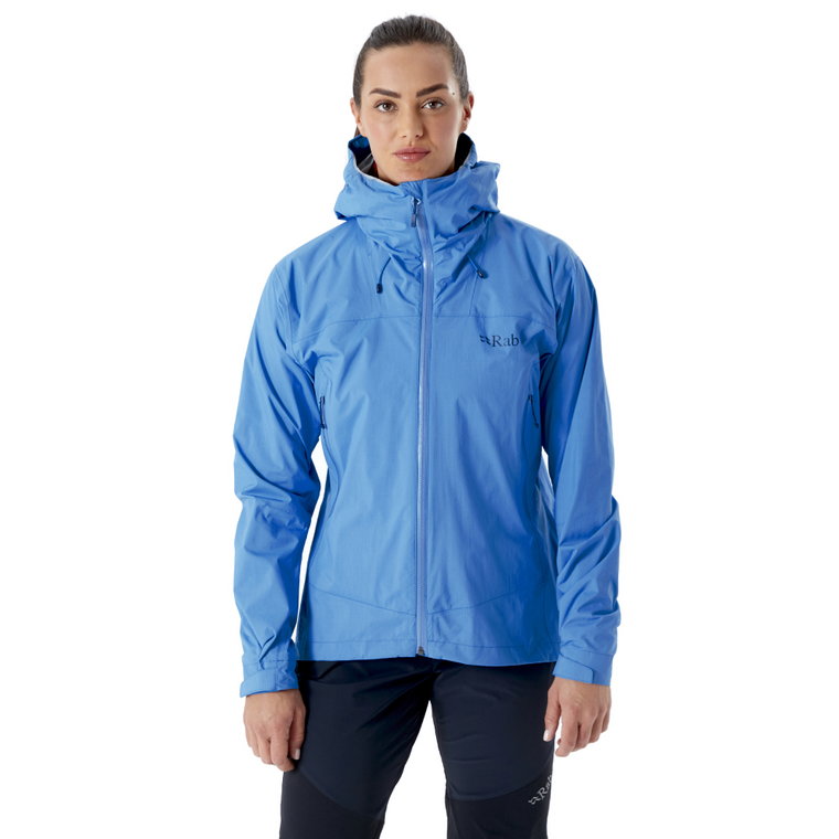 Damska kurtka przeciwdeszczowa Rab Downpour Plus 2.0 Jacket alaska blue - 8