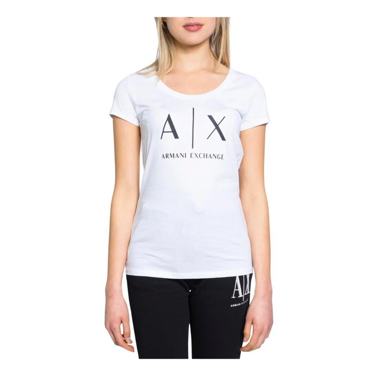 Koszulka z nadrukiem dla kobiet Armani Exchange