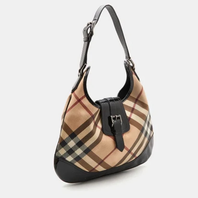 Pre-owned Leather handbags Burberry Vintage