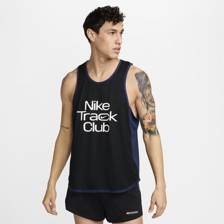 Męska koszulka do biegania Dri-FIT Nike Track Club - Czerń