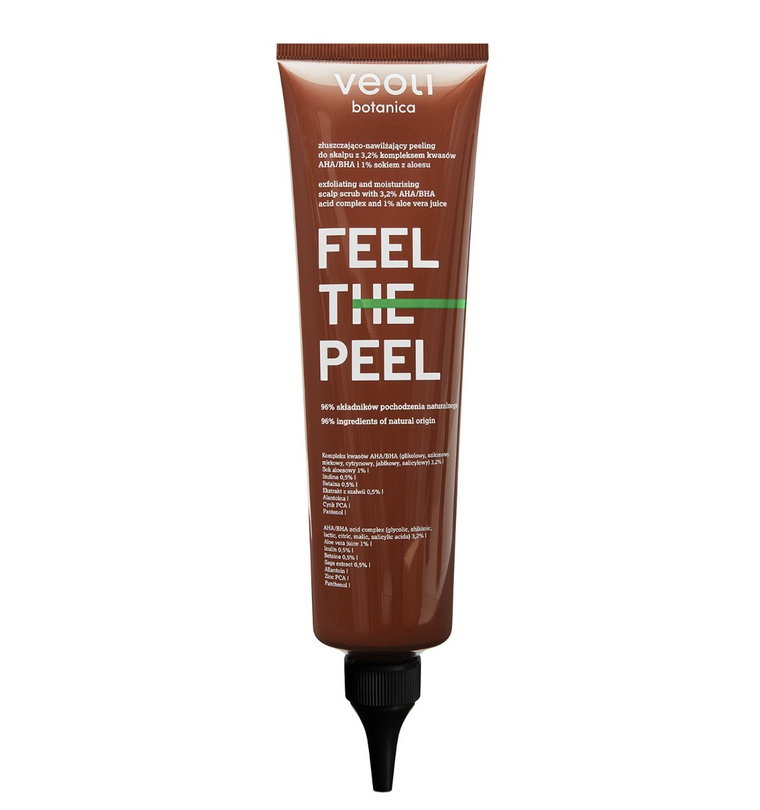 Veoli Botanica Feel the Peel złuszczająco-nawilżający Peeling do skalpu 150 ml
