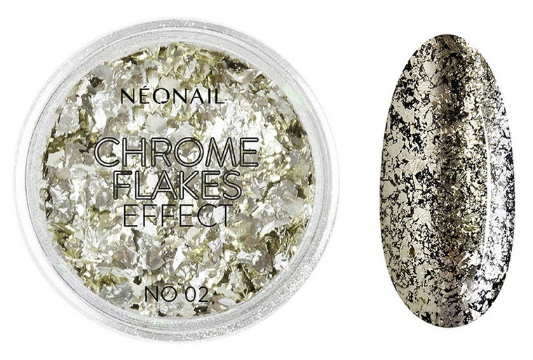 Neonail - Pyłek do paznokci Chrome Flakes Effect No. 02 0,5g