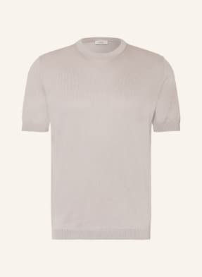 Agnona T-Shirt Z Dodatkiem Jedwabiu beige