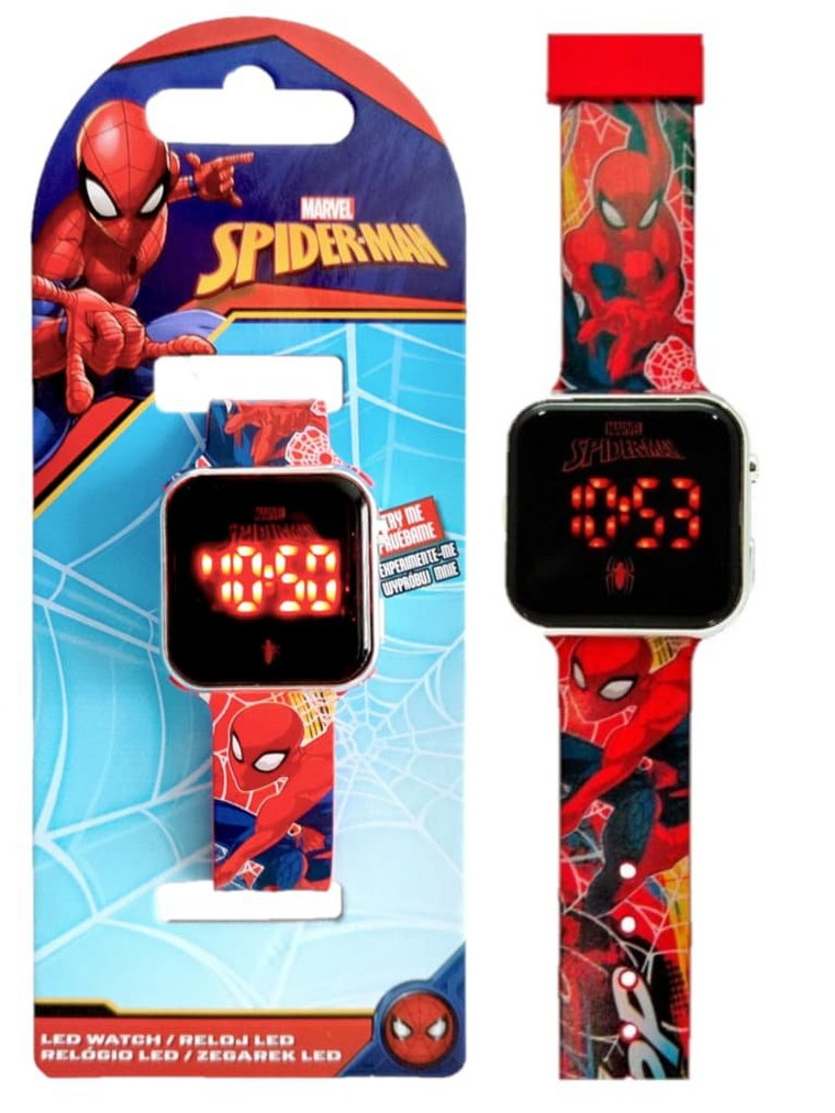 Zegarek Dziecięcy Na Rękę Cyfrowy Spiderman